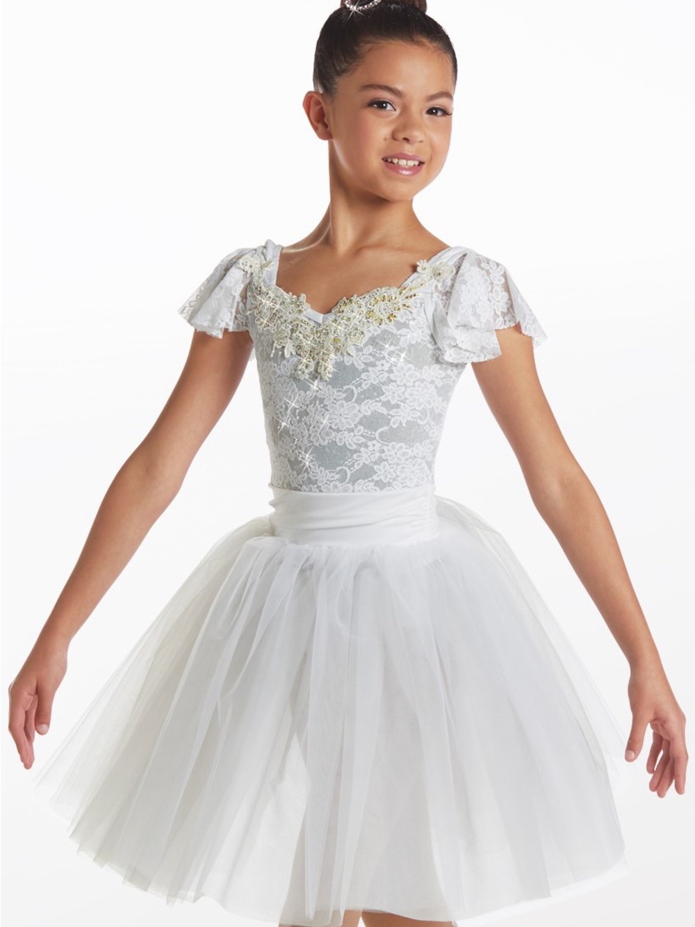 White Weissman ballet costume medium child